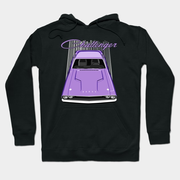 Challenger 70 - Purple Hoodie by V8social